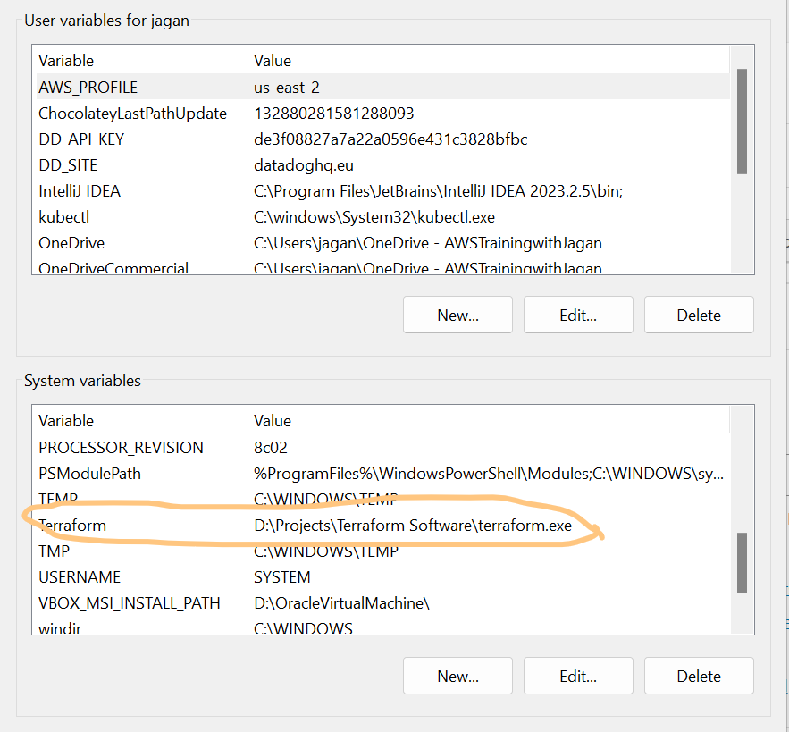 Terraform configuration